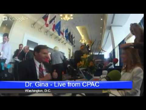 Photo of Dr. Gina Show – Live from CPAC – March 15th, 2013