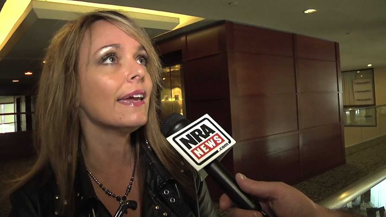 Photo of Dr. Gina Talks to NRA News at the NH Primary